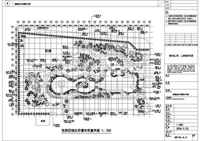 園林綠化工程中植物種植施工說(shuō)明圖紙
