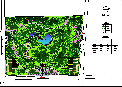 [長(zhǎng)春]某公園景觀(guān)種植施工圖設(shè)計(jì)_園林建筑_土木在線(xiàn)